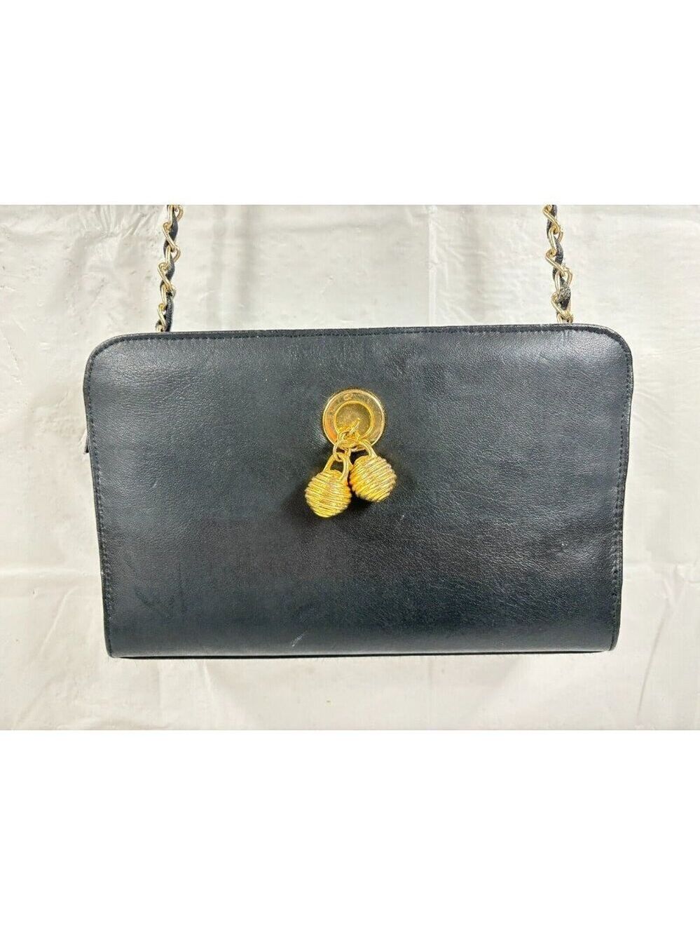 Bruno Lorelli Black Shoulder Purse with wallet